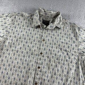 Vintage Woolrich Shirt Mens 2x Fishing‎ Aztec Pattern Button Up Long Sleeve